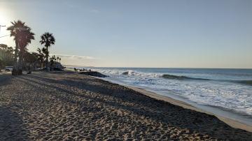 Capistrano Beach with sand and ocean