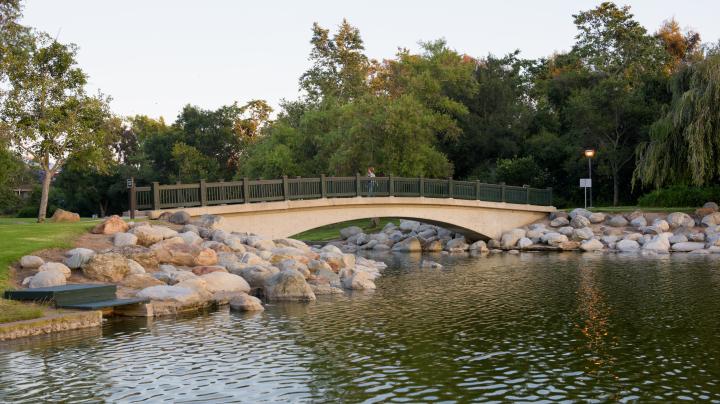 Bridge at Mason Regional Park in Irvine