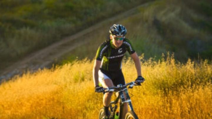 Mountain biking