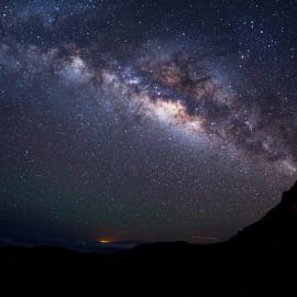 Sky filled of stars